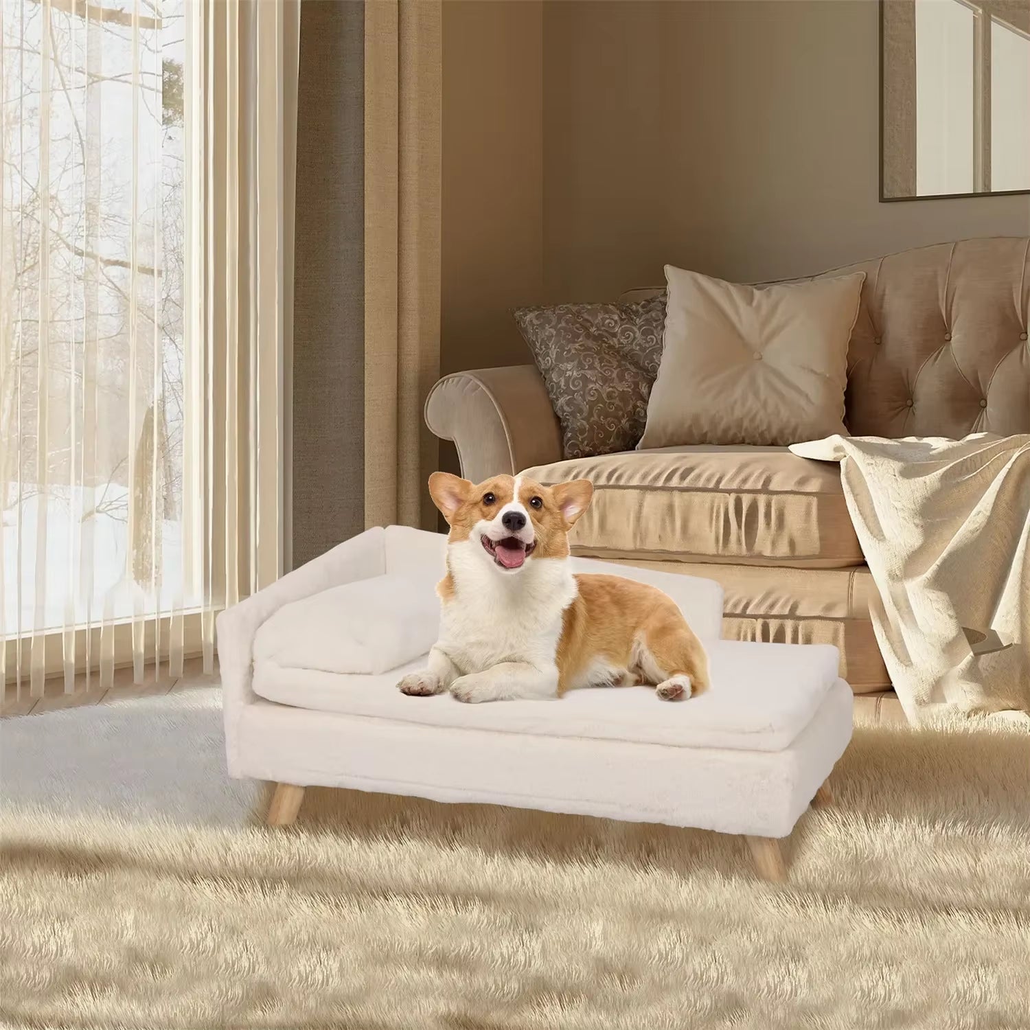 Fluffy Cat Couch