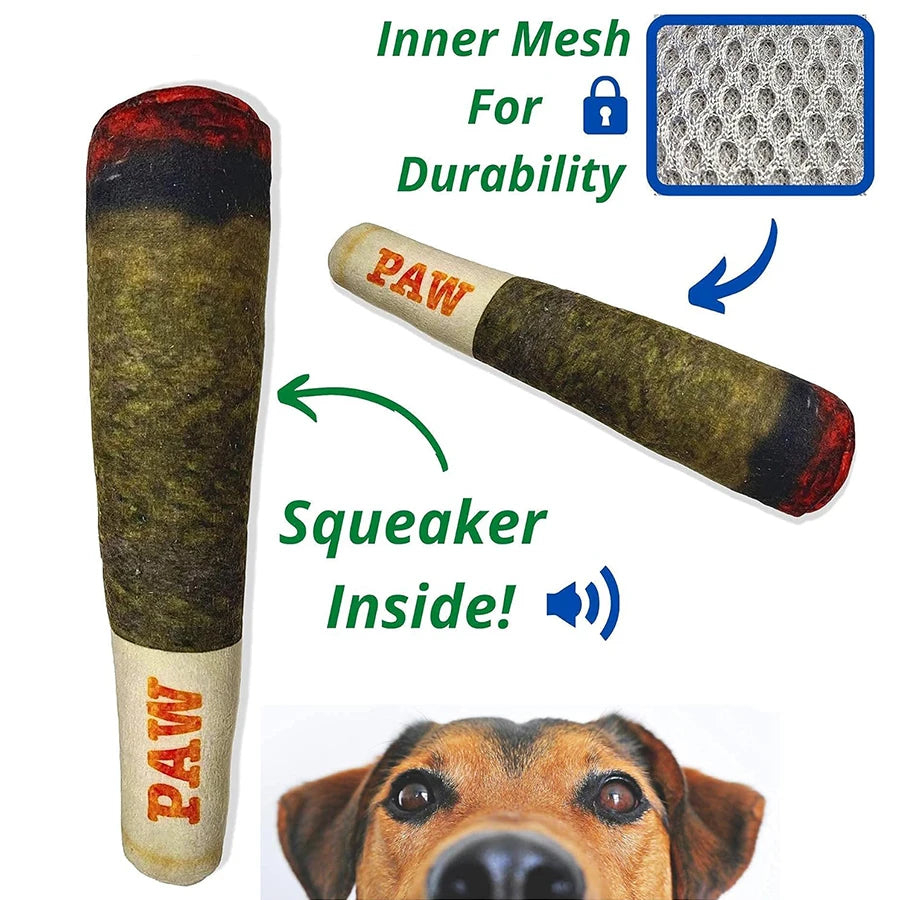 Plush Squeaky Toys for Medium, Small and Large - Cool Stuffed Cute Gifts for Dog Birthday