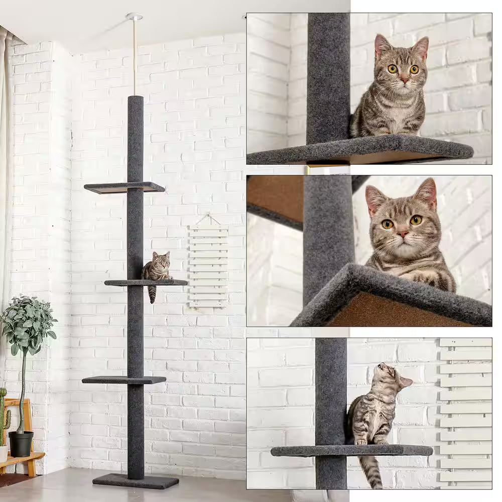 Pet Cats Scratching Posts and Trees Crawler Cat Tree