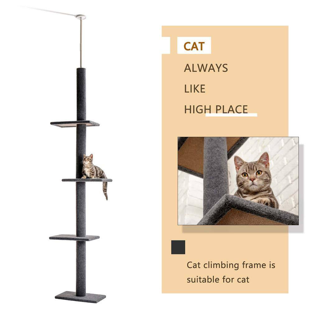 Pet Cats Scratching Posts and Trees Crawler Cat Tree