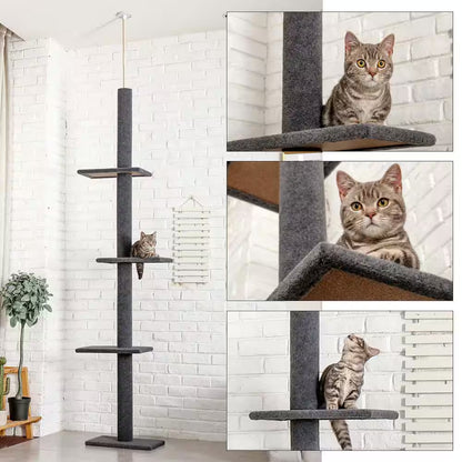 Pet Cats Scratching Posts and Trees Crawler Cat Tree